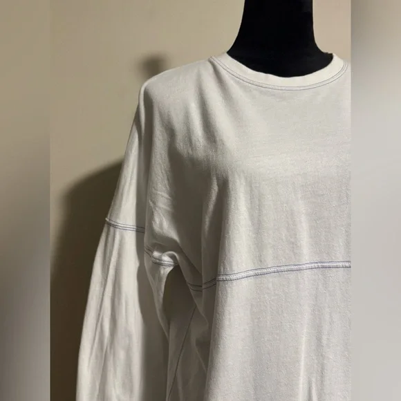 EUC Saturday Down South Blue & White Bud Light Graphic Long Sleeve size small - Picture 2 of 10